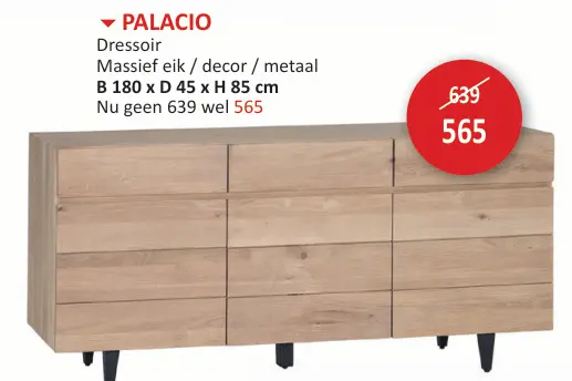 Promotie: Dressoir