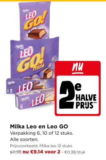 Promotie: Milka Leo en Leo GO