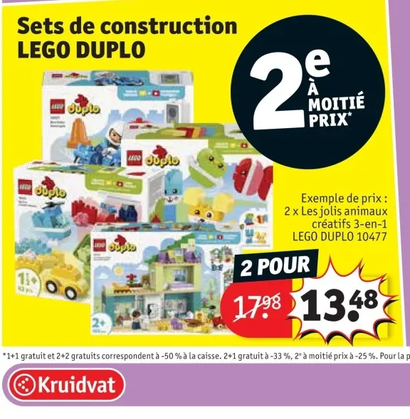 Offre: Sets de construction