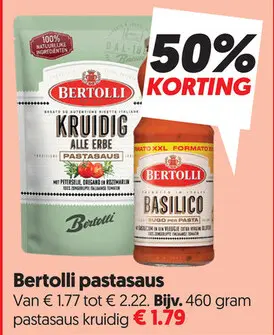 Aanbieding: Bertolli pastasaus