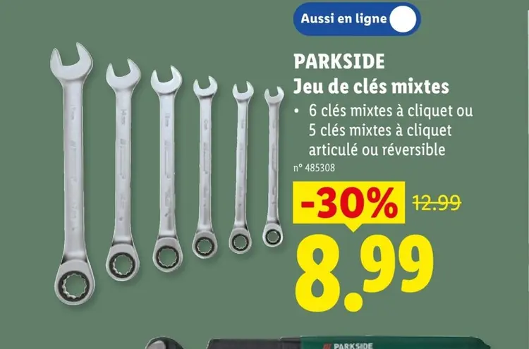 Offre: Jeu de clés mixtes