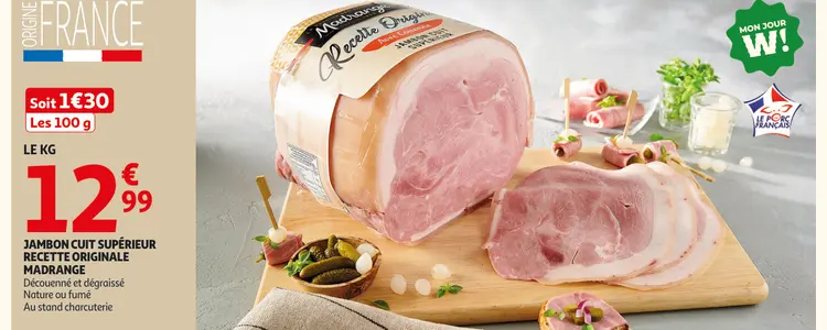 Aanbieding: Jambon cuit supérieur recette originale