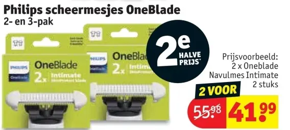 Aanbieding: scheermesjes OneBlade
