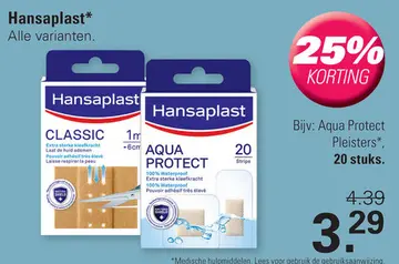 Aanbieding: Hansaplast