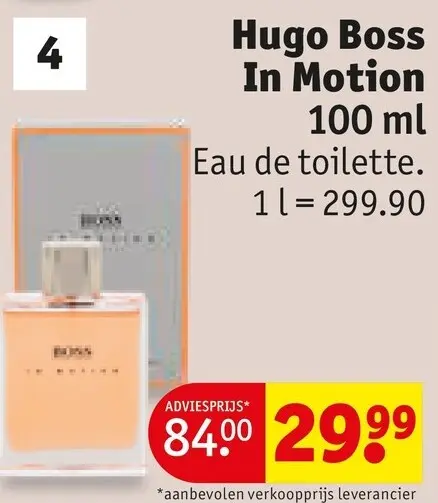 Promotie: In Motion Eau de toilette
