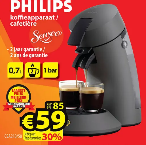 Promotie: PHILIPS koffieapparaat / cafetière