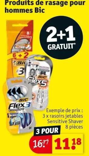 Offre: Produits de rasage pour hommes