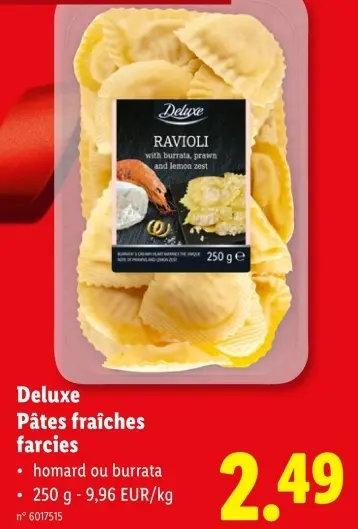 Offre: Pâtes fraîches farcies