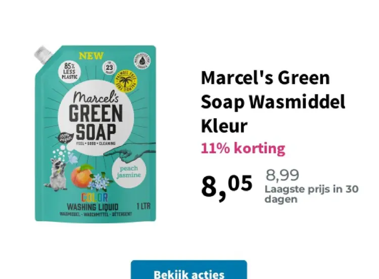 Aanbieding: Marcel's Green Soap Wasmiddel Kleur