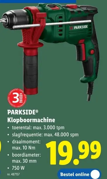 Promotie: Klopboormachine
