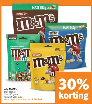 Aanbieding: Alle M&M's