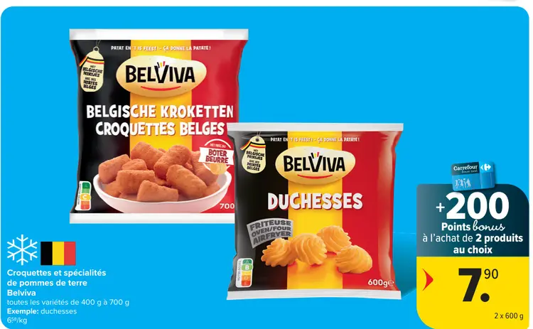 Offre: Croquettes et spécialités de pommes de terre