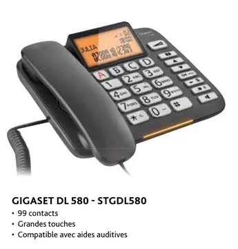 Offre: Gigaset dl 580 - stgdl580