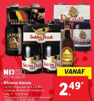 Aanbieding: Diverse bieren