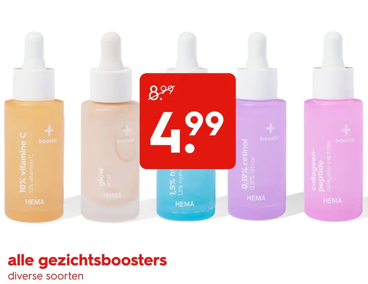 Aanbieding: gezichtsboosters
