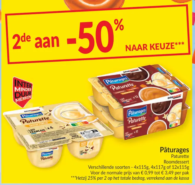 Promotie: Pâturages Paturette Roomdessert