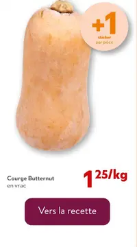 Offre: Courge Butternut