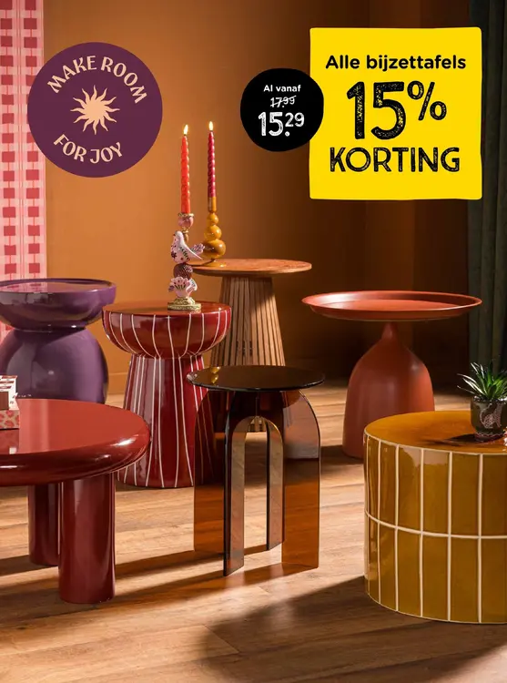Aanbieding: Alle bijzettafels