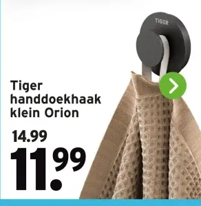 Aanbieding: handdoekhaak klein Orion
