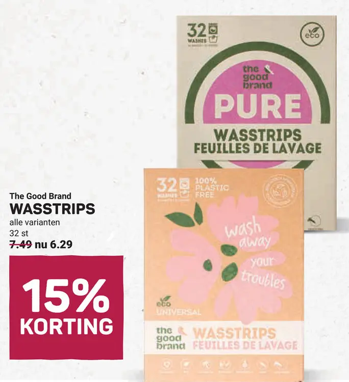 Aanbieding: Wasstrips