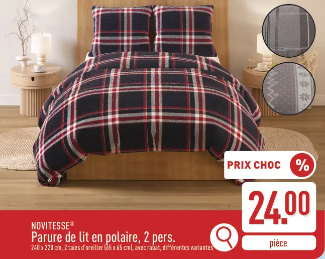 Offre: Parure de lit en polaire