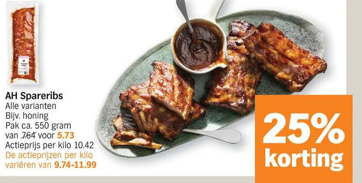 Promotie: Spareribs