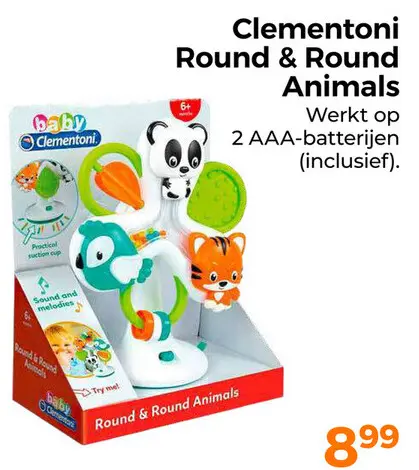 Aanbieding: Clementoni Round & Round Animals