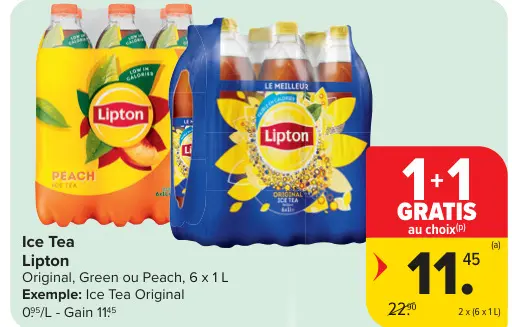 Offre: Ice Tea