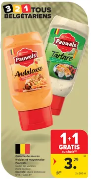 Offre: Gamme de sauces froides et mayonnaise