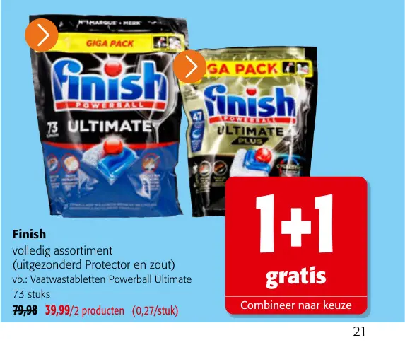 Promotie: Vaatwastabletten