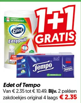 Aanbieding: Edet of Tempo