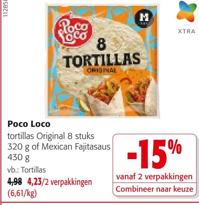 Promotie: tortillas Original
