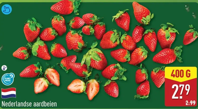 Aanbieding: Nederlandse aardbeien
