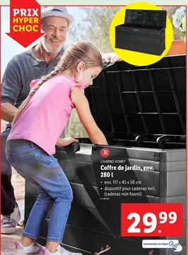 Offre: Coffre de jardin, env 280 l