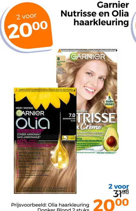 Aanbieding: Nutrisse en Olia haarkleuring