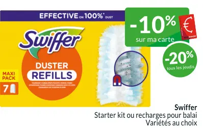 Offre: Starter kit ou recharges pour balai