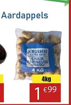 Aanbieding: aardappels
