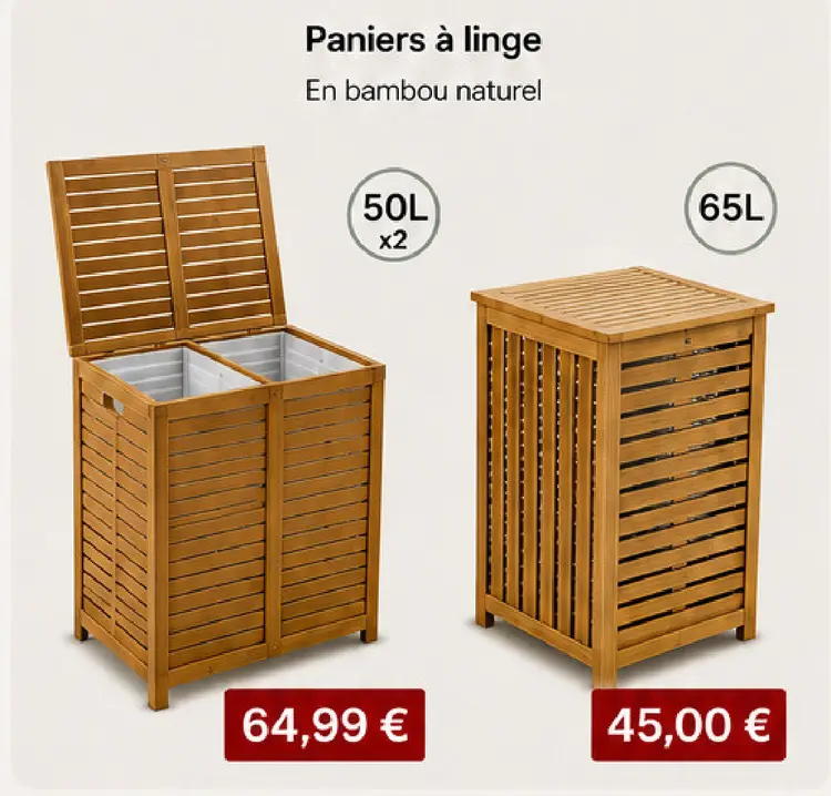 Offre: Paniers à linge