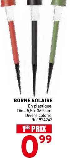 Offre: Borne solaire