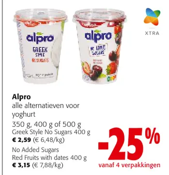 Aanbieding: Alpro yoghurt