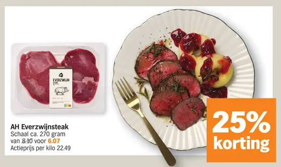 Offre: Everzwijnsteak