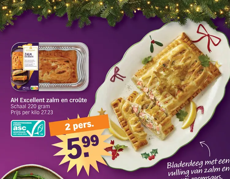 Promotie: Zalm en croûte