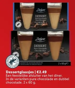 Aanbieding: Dessertglaasjes
