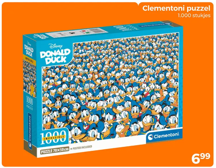Aanbieding: Donald Duck Impossible Puzzle
