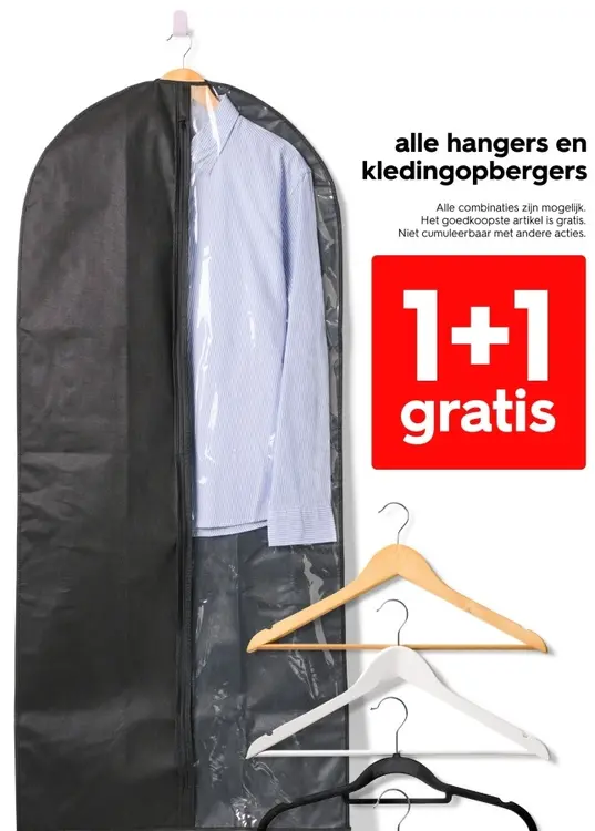 Promotie: Hangers en kledingopbergers