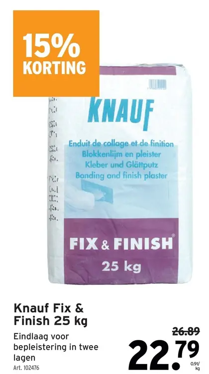 Promotie: Fix & Finish