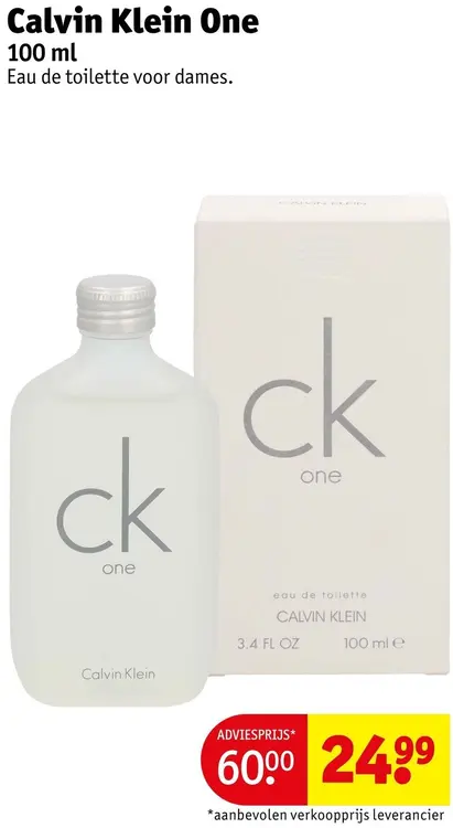 Aanbieding: Calvin Klein One