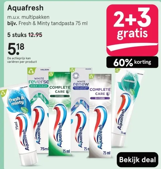 Aanbieding: Aquafresh