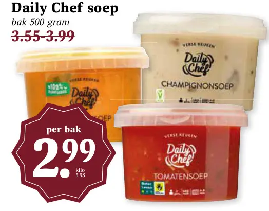 Aanbieding: soep
