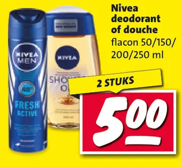 Aanbieding: Nivea deodorant of douche